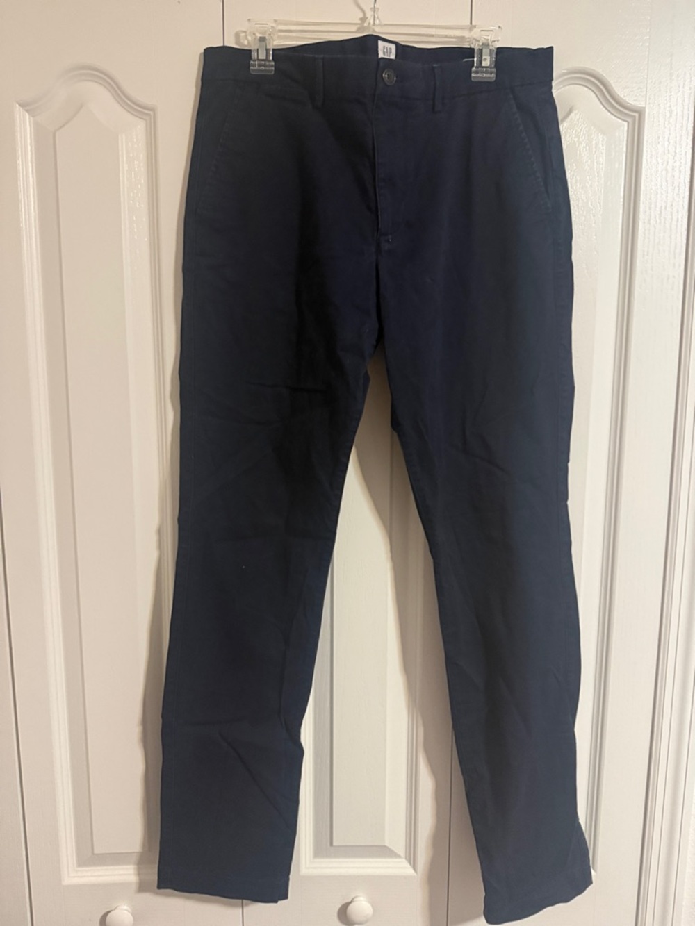 GAP Men's Dark Navy Cotton Chinos
